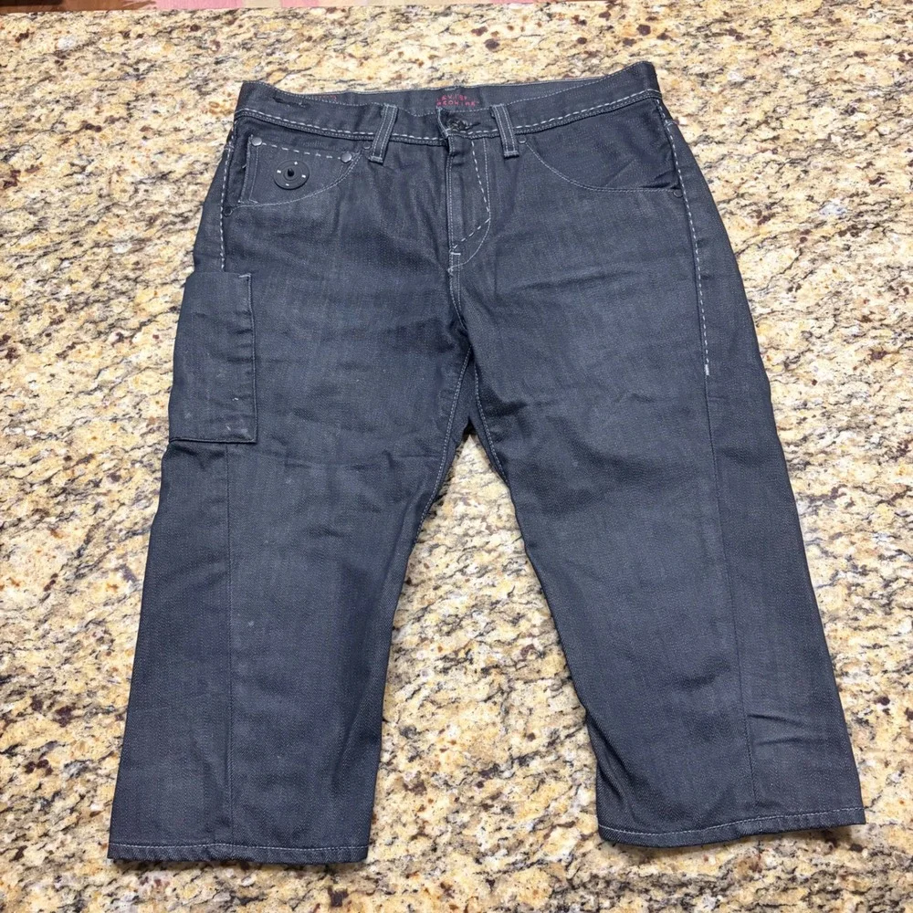Levis Redwire DLX Mens Dark Wash Denim iPod Control Jeans 28x22 ws